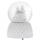 Преспапие бяло,музика и светлина, 12Х18СМ