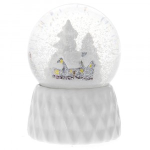 Преспапие бяло1, 7Х10СМ