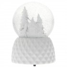 Преспапие бяло, музика и светлина, 12Х18СМ