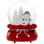 Преспапие червено, торба и снежко, 12Х15СМ