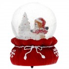 Преспапие червено, торба и мече, 12Х15СМ