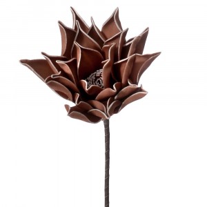 Трендафил, силиконов, кафе, 70 см