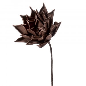 Трендафил, силиконов, т.кафяв, 75 см