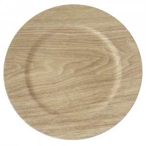 Пластмасово плато, декор-натур, Ф33 см