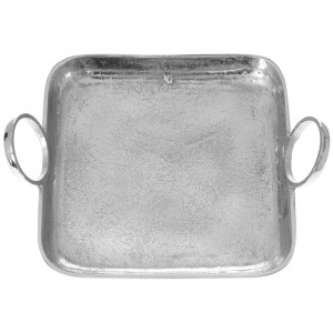 Поднос алуминий с дръжки, 32х26 см