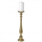 Алуминиев свещник 1-ца, злато, 13х54 см