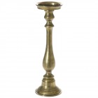 Алуминиев свещник 1-ца, злато, 13х43 см