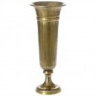 Алуминиева ваза, злато, 20х50 см