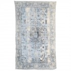 Килим тип STONE WASH, 100% памук св.синьо, 90Х150СМ