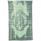 Килим тип STONE WASH, 100% памук зелено, 90Х150СМ