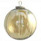 Стъклена топка, златна, Ф 13 см