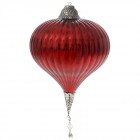 Висящ стъклен елемент с метална основа, 22х30 см