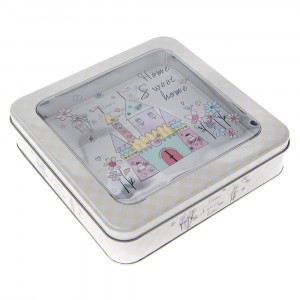 Метална кутия с прозорче, 20х20х5