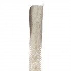 Панделка дантела, екрю, 3смХ10У