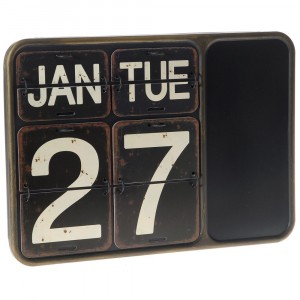 Метален стенен календар 1 40X28CM