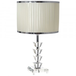 настолна лампа бяла D35X58