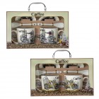 Керамични чаши с лъжичка и чинийка, колело