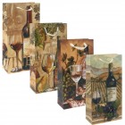 Плик х-я за вино двоен, 4 модела 18?9?35СМ