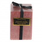 Ароматна свещ, червена, 7Х7Х10СМ