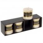 к-т от 4бр ароматни свещи крем, 5X5CM