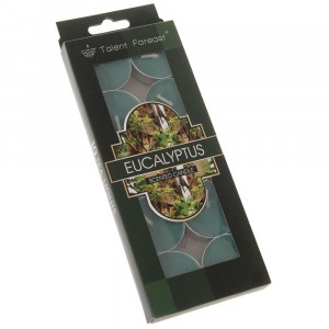 Ароматни чаени свещи, евкалипт, 10 бр