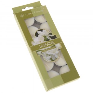 Ароматни чаени свещи, жасмин, 10 бр