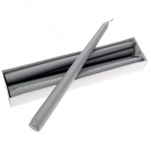 Кт от 6бр сребърни свещи, 25см