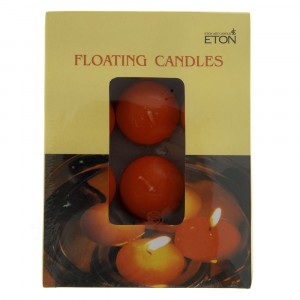 Плаващи свещи, червени, D4CM, S/12