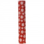 Ролка плат, червена с бели звезди, 48х5 М
