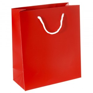 Едноцветен хартиен плик 18х8х21