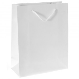 подаръчна торбичка бяла 22Χ10Χ27