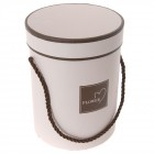 Единична кръгла картонена кутия с капак Ф14X18