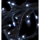 Лампички 320 LED, бяла светлина, зелен кабел, 8 програми, 16 М