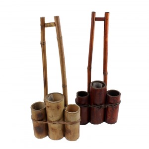 Бамбо свещник 3-ка дръжка (1/40)