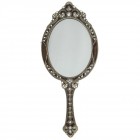 Метално огледало с камъни, 9х22 см