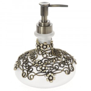 Диспенсър, метал и камъни, 13х18 см