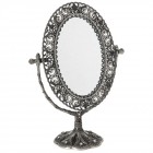 Метално огледало с камъни, 19х26 см