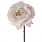 Стрък роза, плат, розова