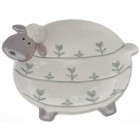 Керамична чиния овчица, 28х25 см