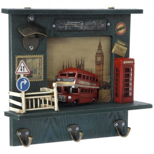 Закачалка с метални фигурки LONDON 30X33CM