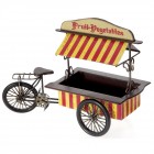 Декоративно метално колело с количка