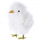 Пиле от пера, бяло, 25 см