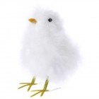 Пиле от пера, бяло, 20 см