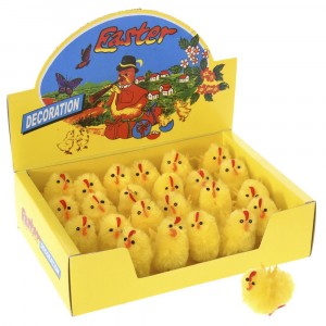 Пилета рошави, 24 бр в кутия, жълти