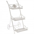 Метален стелаж на колела, 38х53х80 см