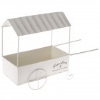 Метална цветарска количка, 43х13х27 см