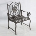 Желязно градинско кресло, 63х54х95 см