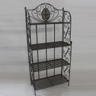Железен градински стелаж, 70х33х154 см