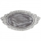 Поднос ретро, сиво дърво, 38х24 см