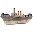 Дървен кораб, 35х10х18 см